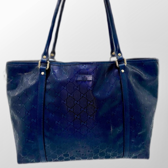 Authentic Metallic Purple Gucci Tote - Picture 2 of 15